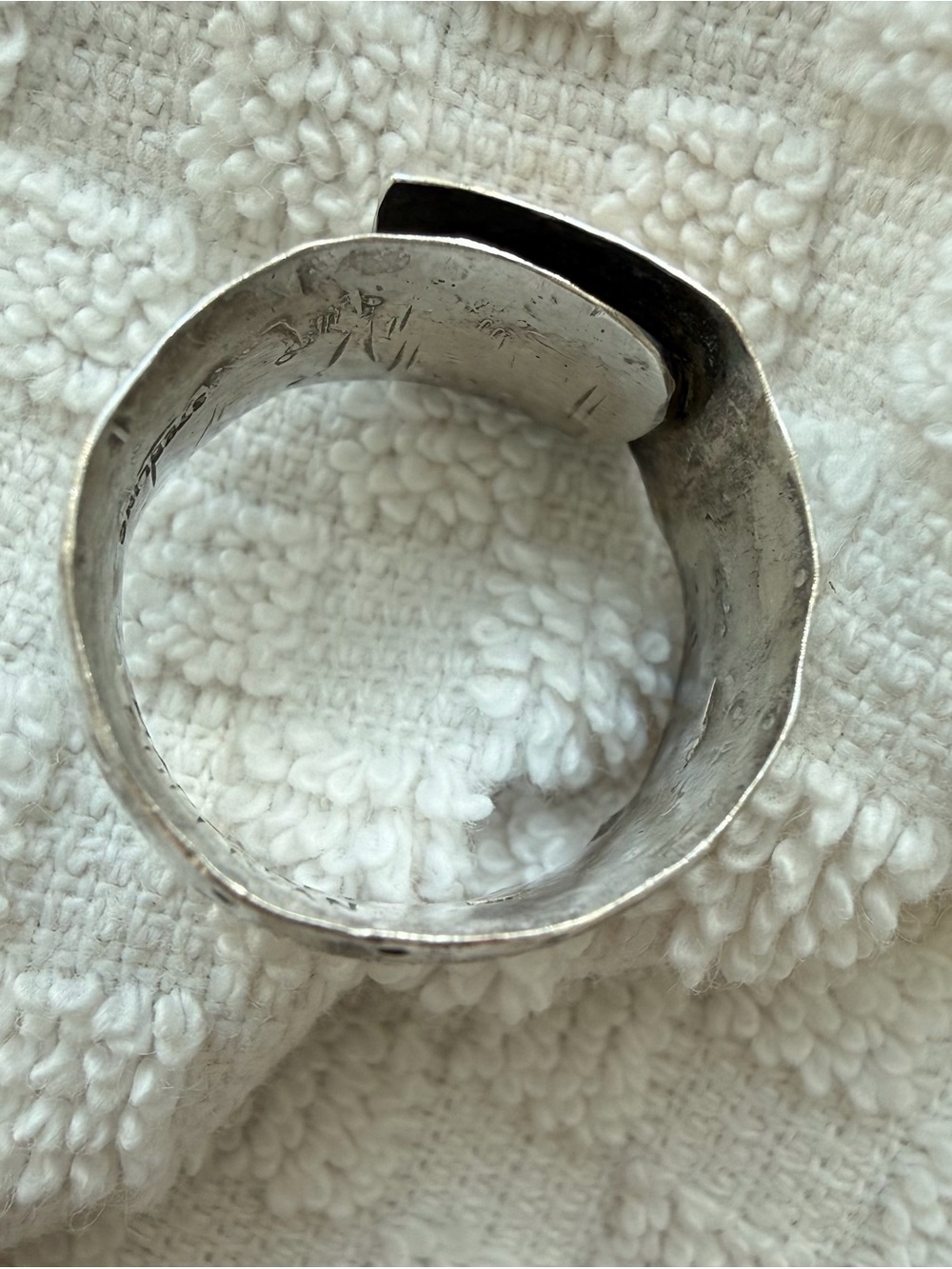 Margaret Sullivan Two-Tone Heart Ring - Gold & Sterling Silver - Size 7.5 - Picture 6 of 10